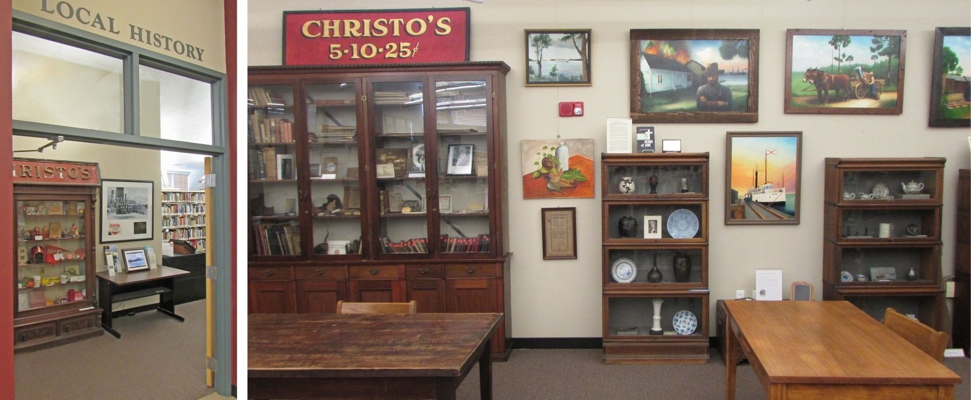 Local History Room in the Bay County Public Library