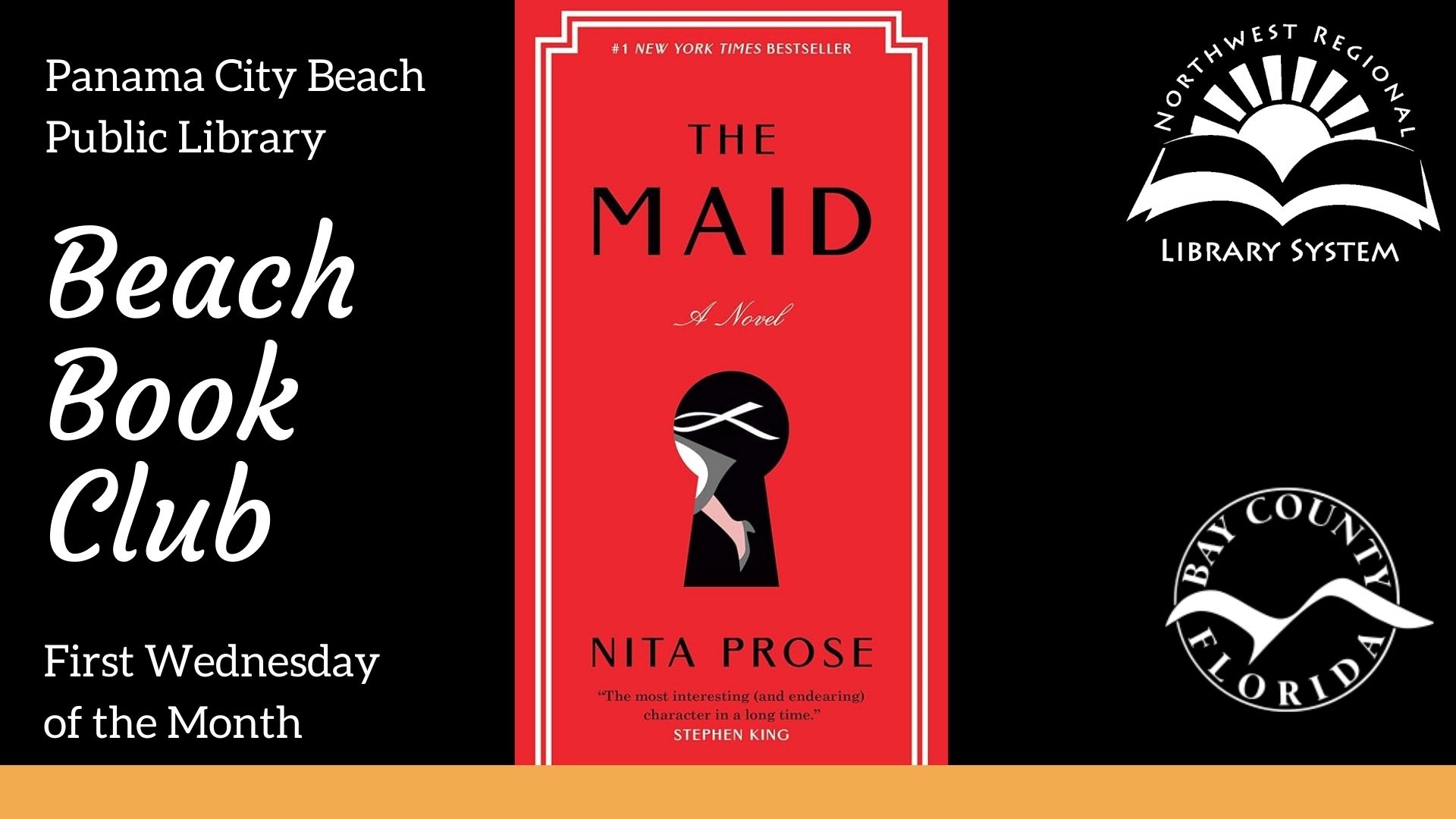 book cover of the maid by nita prose