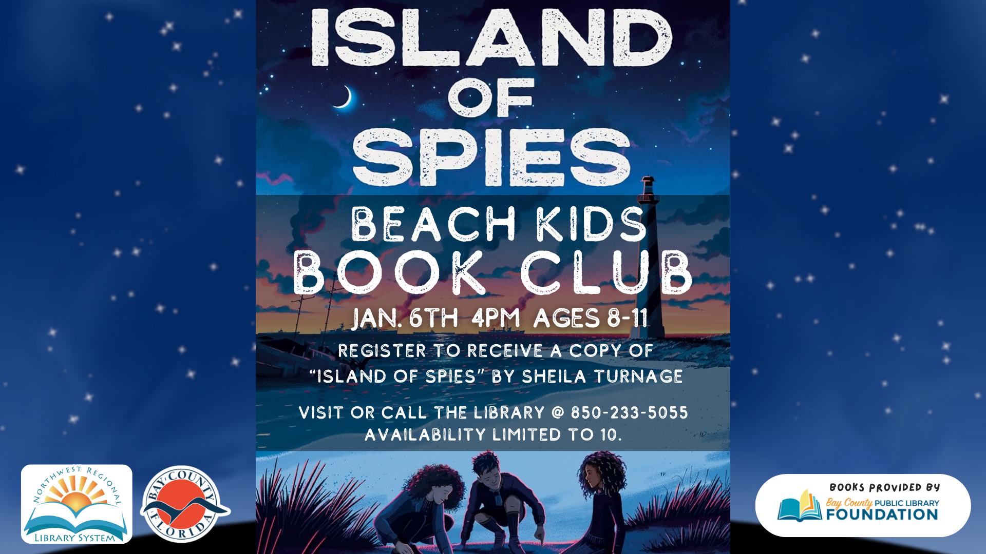 Island of Spies Beach Kids Book CLub