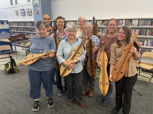 11th Street Dulcimer Group performing at the Panama City Beach Public Library.