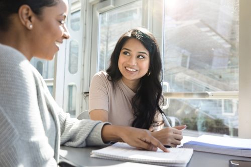 Adult Basic Education Image for Website Page of two women talking